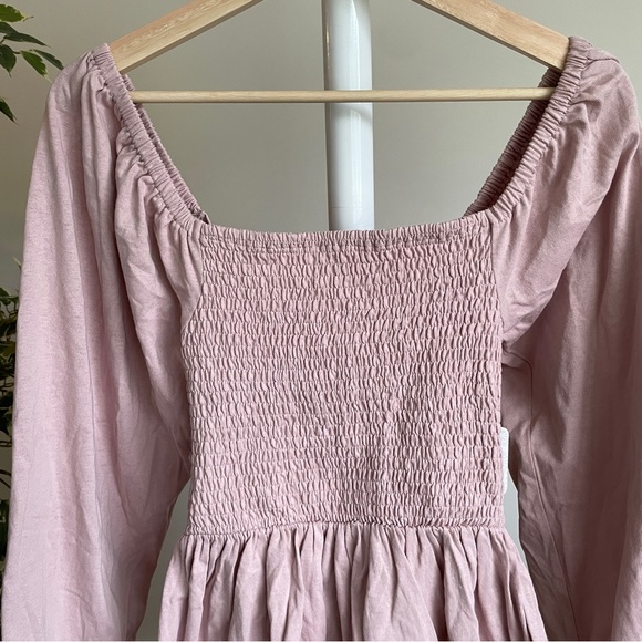 NEW Free People Colette Convertible Mini Dress In Dusty Himalayan Pink - Picture 10 of 12